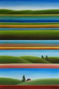 The Red Barn 90cmx60cm
