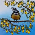 Angry Fantail - 30cmx30cm